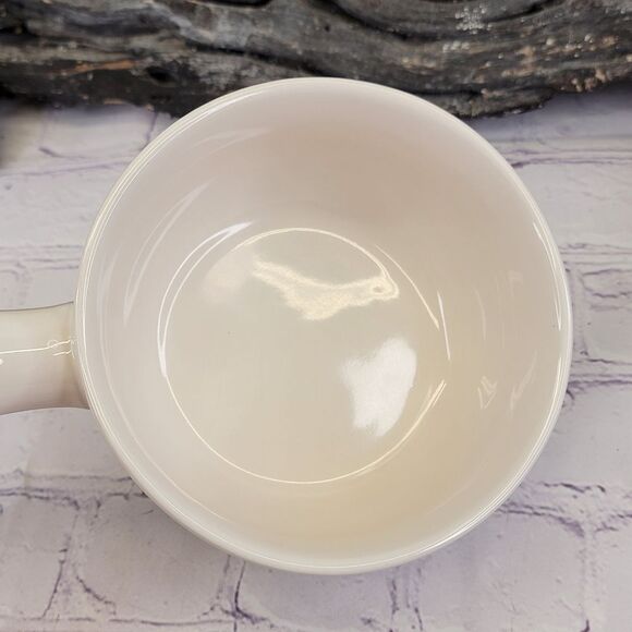 Rae Dunn FEED ME Ceramic Soup Crock with Handle - Picture 3 of 6